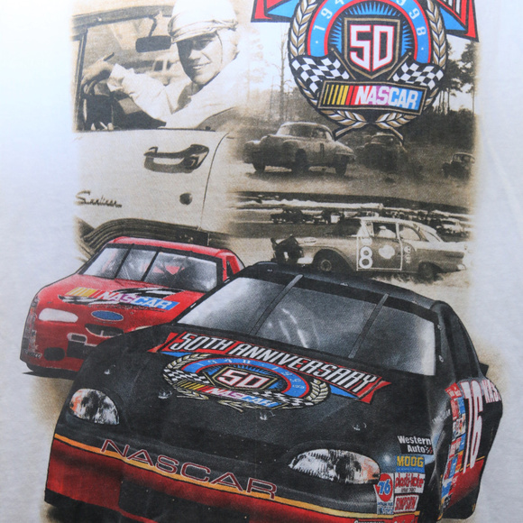 1998 NASCAR 50TH ANNIVERSARY Double-Sided Tee - Picture 3 of 6